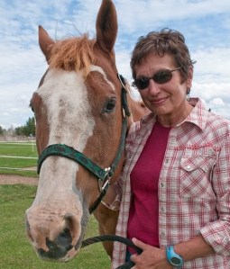 Jan Even and her horse Dusty